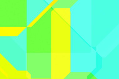 Renkli ve canlı geometrik şekiller katmanları var. Bir teknoloji planının dijital illüstrasyonu. Gelecekçi tasarım şablonu.