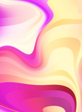 sıvı soyut arkaplan ve renkli gradyan. Modern hareketin 2d illüstrasyonu.