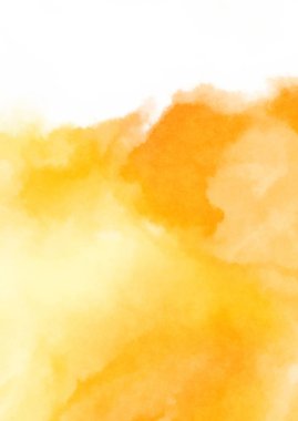 Beyaz arkaplanda soyut renkli suluboya. Dijital resim.