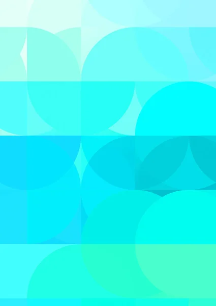 Camadas Formas Circulares Criando Design Colorido Vibrante Ilustração Digital Layout — Fotografia de Stock