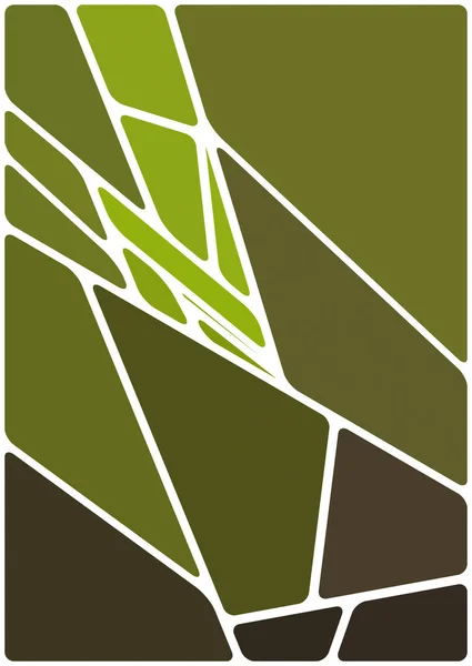 Fargerik Illustrasjon Med Blankt Hvitt Område Abstrakt Geometrisk Mønster Mosaisk – stockfoto