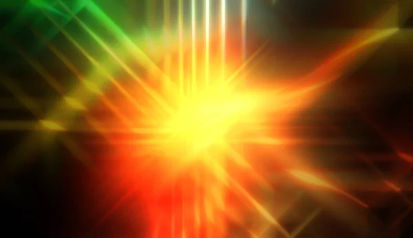 Brillante Brillamento Luce Colorata Sfondo Energetico Vibrante Raggi Luce Con — Foto Stock