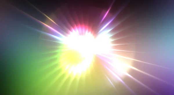 Explosión Dinámica Luz Movimiento Hermoso Fondo Brillante Luces Colores Pantalla — Foto de Stock