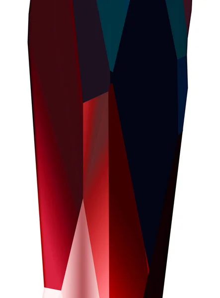 추상적 삼각형 일러스트 폴리곤 미래의 그래픽 기하학적 기하학적 유행하는 활기찬 — 스톡 사진