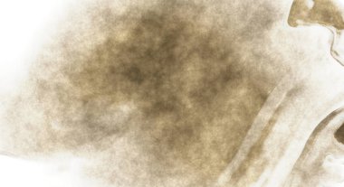 Beyaz arkaplanda soyut renkli suluboya. Dijital resim.