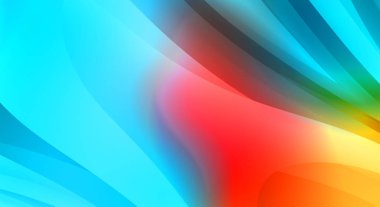 Renkli gradyan ile soyut arkaplan. Çizgili çizgili canlı duvar kâğıdı. Modern hareketin akışkan 2d çizimi.