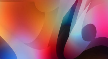 Renkli gradyan ile soyut arkaplan. Çizgili çizgili canlı duvar kâğıdı. Modern hareketin akışkan 2d çizimi.