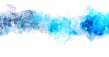 Suluboya arka planda lekeler ve lekelerle boyanmış. Fırça darbesi ile boyanmış. 2d Görüntü.