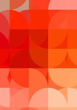 Dairesel şekillerin katmanları renkli ve canlı bir tasarım yaratıyor. Dairelerin sayısal çizimi. Gelecekçi tasarım şablonu.