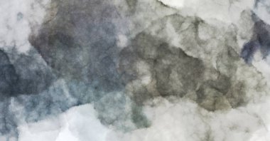 Suluboya arka planda lekeler ve lekelerle boyanmış. Fırça darbesi ile boyanmış. 2d Görüntü.