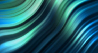 Kavisli çizgileri olan soyut bir arkaplan. Soyut ve gradyan renkte renkli çizimler. Çizgili desenli canlı dalga deseni.