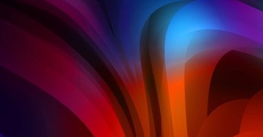 Renkli gradyan ile soyut arkaplan. Çizgili çizgili canlı duvar kâğıdı. Modern hareketin akışkan 2d çizimi.