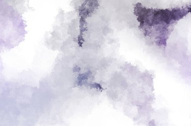 Suluboya arka planda lekeler ve lekelerle boyanmış. Fırça darbesi ile boyanmış. 2d Görüntü.