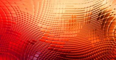 Soyut arkaplan. Renkli dalgalı tasarım duvar kağıdı. yaratıcı grafik 2D çizim. Dinamik şekilli modaya uygun sıvı örtüsü.