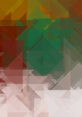 Üçgen arka planda üst üste dizayn ediliyor. Soyut geometrik duvar kağıdı. Geometrik renkli üçgen şekiller.