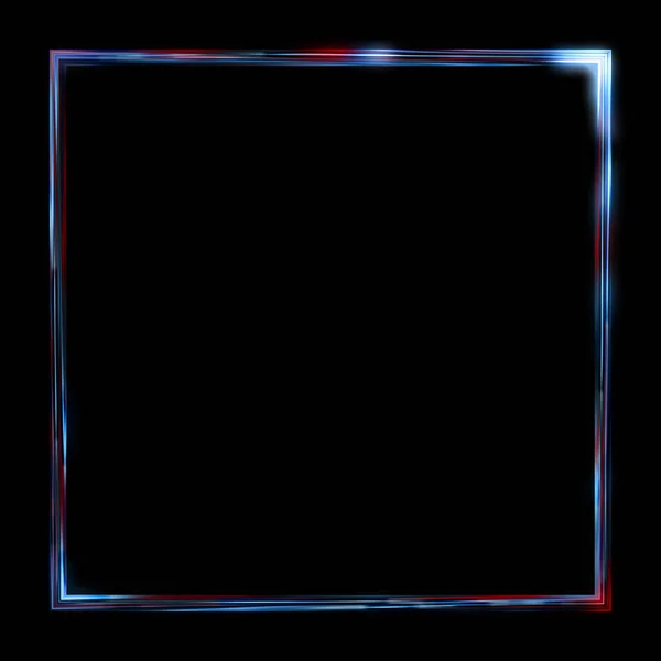 Λάμψη Πλαίσιο Φόντου Νέον Λαμπερό Γεωμετρικό Πρότυπο Απομονωμένο Μαύρο Φόντο — Φωτογραφία Αρχείου
