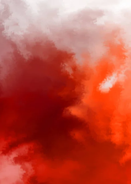 Streszczenie Kolorowy Akwarela Białym Tle Cyfrowe Malowanie Sztuki — Zdjęcie stockowe