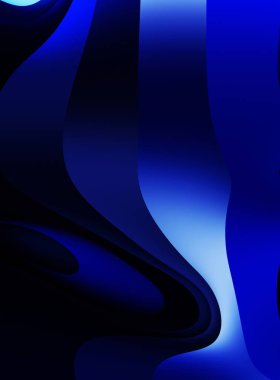 sıvı soyut arkaplan ve renkli gradyan. Modern hareketin 2d illüstrasyonu.