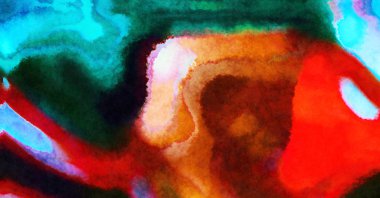 Suluboya arka plan. Soyut Illustration duvar kağıdı. Fırça darbesi ile boyanmış. 2d Görüntü.