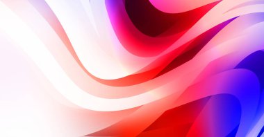 Renkli gradyan ile soyut arkaplan. Çizgili çizgili canlı duvar kâğıdı. Modern hareketin akışkan 2d çizimi.