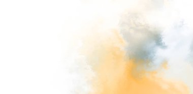 Beyaz arkaplanda soyut renkli suluboya. Dijital resim.