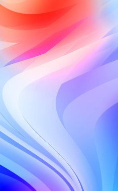 Renkli gradyan ile soyut arkaplan. Çizgili çizgili canlı duvar kâğıdı. Modern hareketin akışkan 2d çizimi.