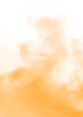 Beyaz arkaplanda soyut renkli suluboya. Dijital resim.