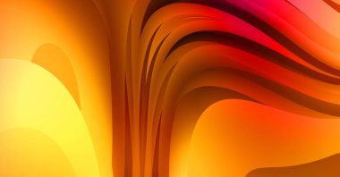 Renkli gradyan ile soyut arkaplan. Çizgili çizgili canlı duvar kâğıdı. Modern hareketin akışkan 2d çizimi.