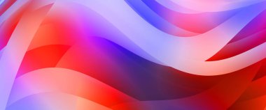 Renkli gradyan ile soyut arkaplan. Çizgili çizgili canlı duvar kâğıdı. Modern hareketin akışkan 2d çizimi.
