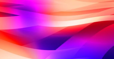 Renkli gradyan ile soyut arkaplan. Çizgili çizgili canlı duvar kâğıdı. Modern hareketin akışkan 2d çizimi.