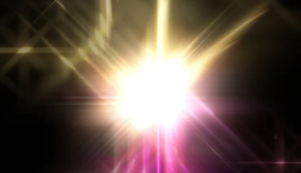 Glödande Färgglada Ljus Fackla Vibrerande Energi Bakgrund Ljusstrålar Med Eterisk — Stockfoto