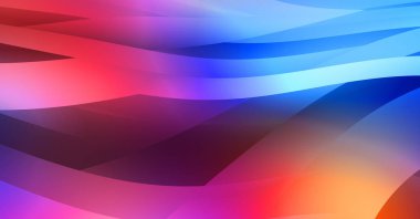 Renkli gradyan ile soyut arkaplan. Çizgili çizgili canlı duvar kâğıdı. Modern hareketin akışkan 2d çizimi.