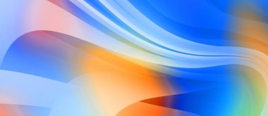 Renkli gradyan ile soyut arkaplan. Çizgili çizgili canlı duvar kâğıdı. Modern hareketin akışkan 2d çizimi.