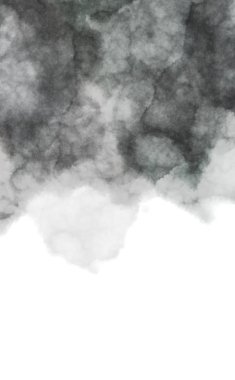 Suluboya arka planda lekeler ve lekelerle boyanmış. Fırça darbesi ile boyanmış. 2d Görüntü.