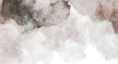 Suluboya arka planda lekeler ve lekelerle boyanmış. Fırça darbesi ile boyanmış. 2d Görüntü.