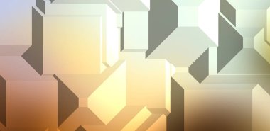 Çokgen arka plan. Geometrik tasarımlı renkli duvar kağıtları. Dijital 3d illüstrasyon.