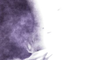 Beyaz arkaplanda soyut renkli suluboya. Dijital resim.