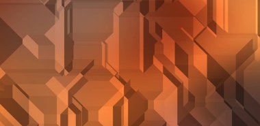 Çokgen arka plan. Geometrik tasarımlı renkli duvar kağıtları. Dijital 3d illüstrasyon.