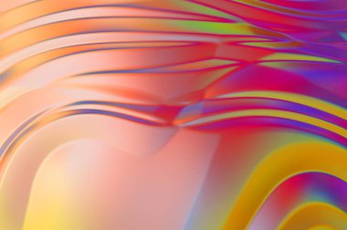 Soyut arkaplan. Renkli dalgalı tasarım duvar kâğıdı. Grafik illüstrasyon.