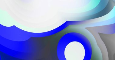 Sıvı renkli gradyanı olan soyut bir arkaplan. Modern kentsel grafiğin 2D çizimi. Graffiti tasarımı duvar kağıdına ilham verdi.