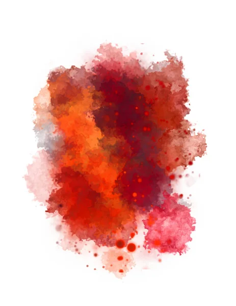 Watercolor Painted Background Blots Splatters Brush Stroked Painting Illustration — Stock Photo, Image