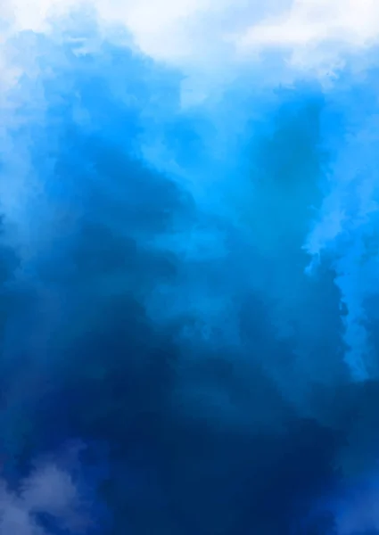 Abstraktes Buntes Aquarell Auf Weißem Hintergrund Digitale Malerei — Stockfoto