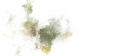 Beyaz arkaplanda soyut renkli suluboya. Dijital resim.