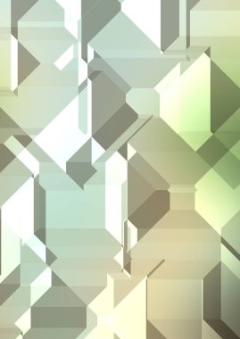 Çokgen arka plan. Geometrik tasarımlı renkli duvar kağıtları. Dijital 3d illüstrasyon.
