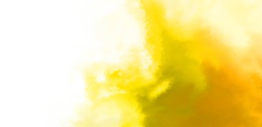 Beyaz arkaplanda soyut renkli suluboya. Dijital resim.