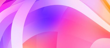 Renkli gradyan ile soyut arkaplan. Çizgili çizgili canlı duvar kâğıdı. Modern hareketin akışkan 2d çizimi.