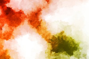 Suluboya arka planda lekeler ve lekelerle boyanmış. Fırça darbesi ile boyanmış. 2d Görüntü.