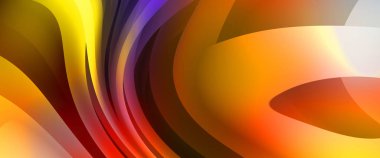 Renkli gradyan ile soyut arkaplan. Çizgili çizgili canlı duvar kâğıdı. Modern hareketin akışkan 2d çizimi.