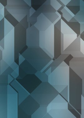 Çokgen arka plan. Geometrik tasarımlı renkli duvar kağıtları. Dijital 3d illüstrasyon.