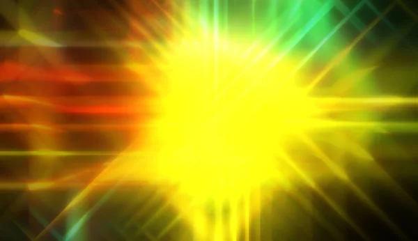 Glowing Colorful Light Flare Vibrant Energy Background Rays Light Ethereal — Stock Photo, Image